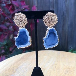 BRAND NEW! Gem-Stoned statement earrings.